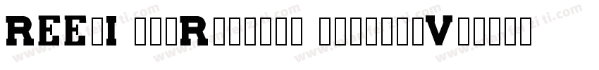 REEJI BigRuixain BlackGBV10字体转换